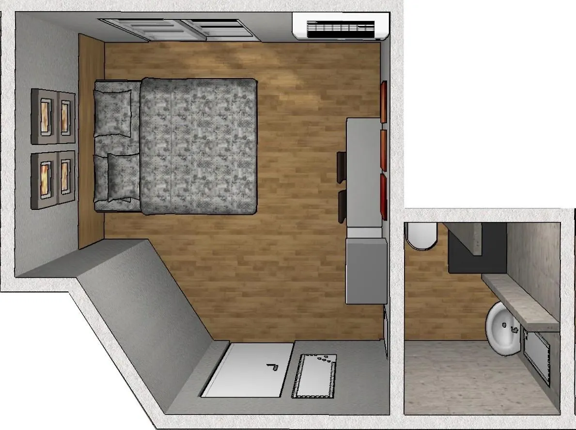 Camera Con Bagno Privato 06 Milano 0*,  Italien